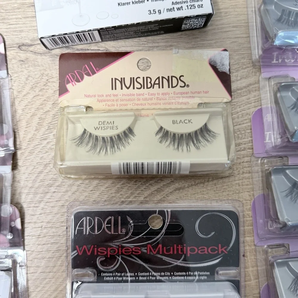 Ardell False Eyelashes Lot Assorted Wispy Glam Natural Strip Lashes ELF Makeup